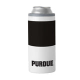 Purdue 12oz Colorblock Slim Can Coolie - Logo Brands - Flyclothing LLC