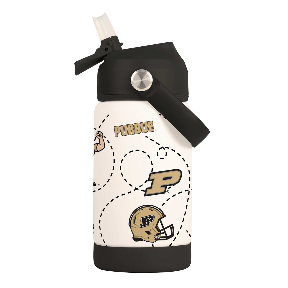 Purdue 12oz Mascot SS Kids Bottle - Logo Brands - Flyclothing LLC