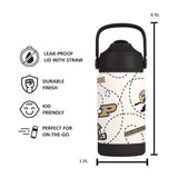 Purdue 12oz Mascot SS Kids Bottle - Logo Brands - Flyclothing LLC