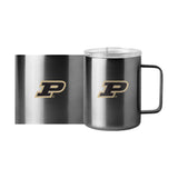 Purdue 15oz Stainless Steel Mug - Logo Brands - Flyclothing LLC