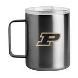 Purdue 15oz Stainless Steel Mug - Logo Brands - Flyclothing LLC