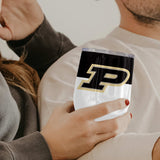 Purdue Color Block 16 oz Stainless Curved Beverage - Logo Brands - Flyclothing LLC