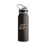 Purdue 25oz Campus Color Letterman Stainless Single Wall Flip Top Bottle - Logo Brands - Flyclothing LLC
