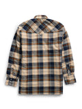 Men's Ely Cattleman Long Sleeve Quilted Flannel- Natural - Ely Cattleman - Flyclothing LLC