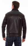Scully 100% Navy Leather Men's Jacket 2021 - Scully Leather - Flyclothing LLC