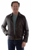 Scully 100% Black Leather Men's Jacket 2021 - Scully Leather - Flyclothing LLC