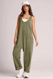 Wide Strap Jumpsuit with Pockets - Trendsi - Flyclothing LLC