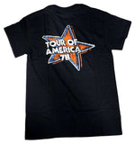 Rolling Stones Tour of '78 Americas Black T-Shirt - Rolling Stones - Flyclothing LLC