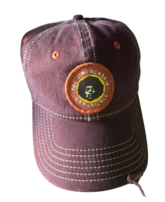 Jimi Hendrix Vintage Brown Ball Cap - Jimi Hendrix - Flyclothing LLC