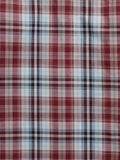 Men's Ely Cattleman Short Sleeve Burgundy Plaid Western Snap Shirt - Ely Cattleman - Flyclothing LLC