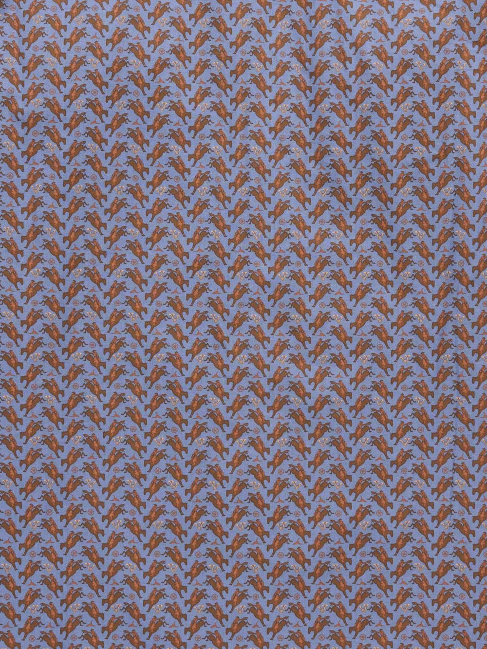 Men's Ely Cattleman Long Sleeve Cowboy Print Western Snap Shirt- Denim Blue - Ely Cattleman - Flyclothing LLC