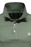 Men's Embroidered Collared Short Sleeve Polo - Trendsi - Flyclothing LLC