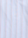 Men's Ely Cattleman Long Sleeve Textured Stripe Western Snap Shirt- White & Navy - Ely Cattleman - Flyclothing LLC