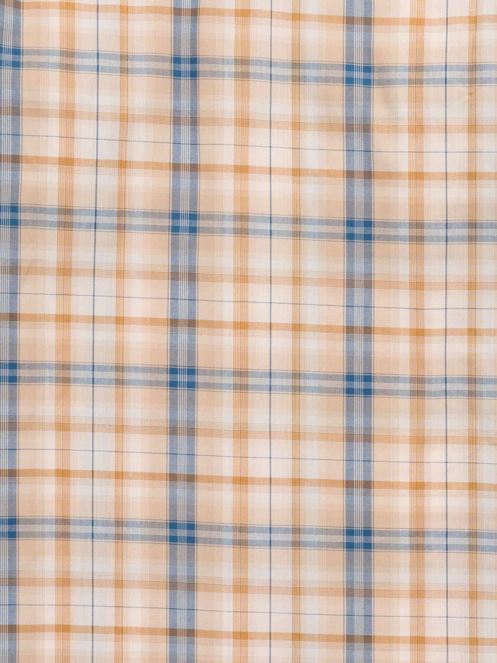 Men's Ely Cattleman Long Sleeve Textured Plaid Western Snap Shirt- Tan - Ely Cattleman - Flyclothing LLC