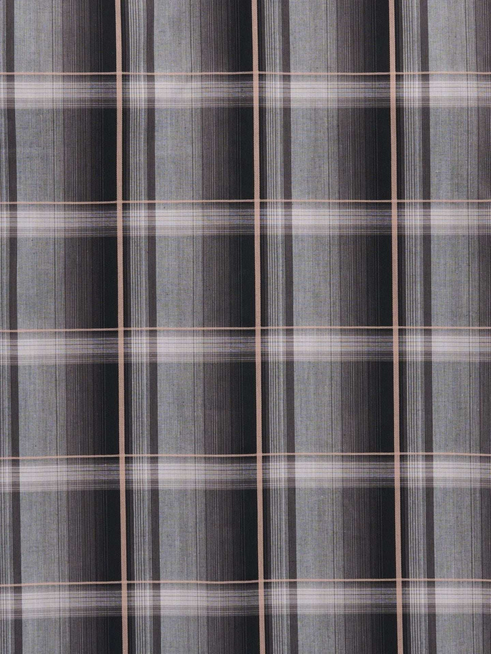 Men's Ely Cattleman Long Sleeve Textured Plaid Western Snap Shirt- Black - Ely Cattleman - Flyclothing LLC