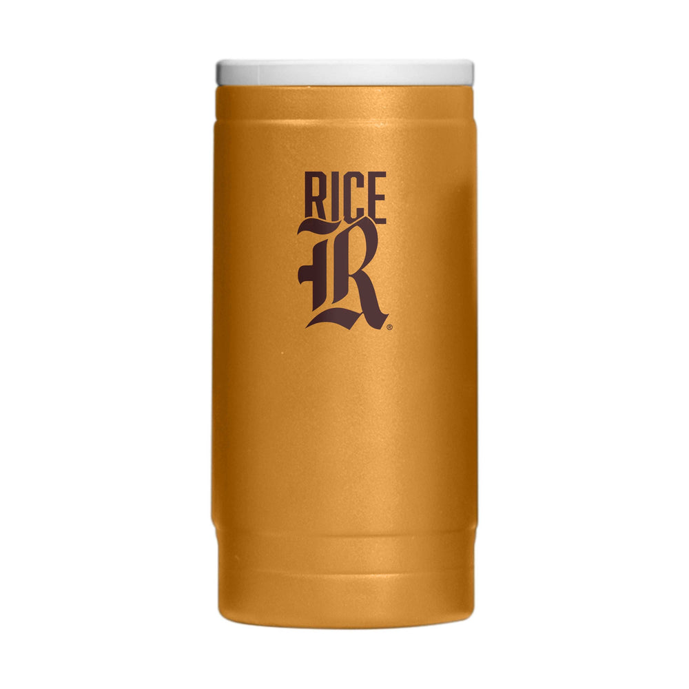 Rice 12oz Oak Huddle Powdercoat SlimCan Coolie - Logo Brands - Flyclothing LLC