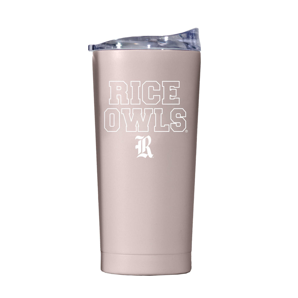 Rice 20oz Dusk Stencil Powder Coat Tumbler - Logo Brands - Flyclothing LLC