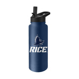 Rice 34oz Logo Quencher Bottle - Logo Brands - Flyclothing LLC