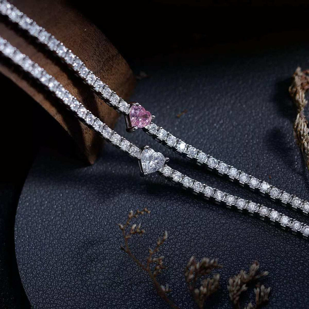 2.42 Carat Moissanite 925 Sterling Silver Bracelet - Trendsi - Flyclothing LLC