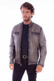 Scully Leather Leatherwear Mens Zip Front Jacket (1054) - Scully Leather - Flyclothing LLC