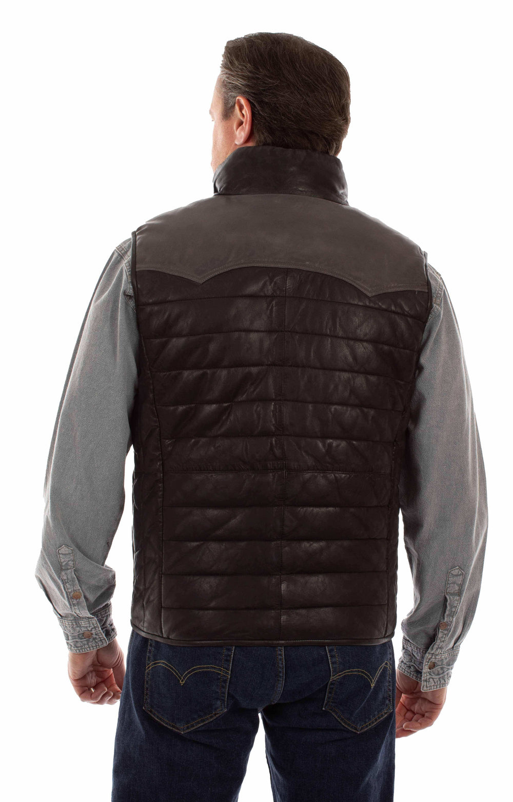 Scully Leather Leatherwear Mens Men's Vest - Scully Leather - Flyclothing LLC