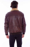Scully Leather Leatherwear Mens Zip Front Bomber - Scully Leather - Flyclothing LLC