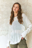 ADORA Vintage Edge Lightweight Sweater - Trendsi - Flyclothing LLC