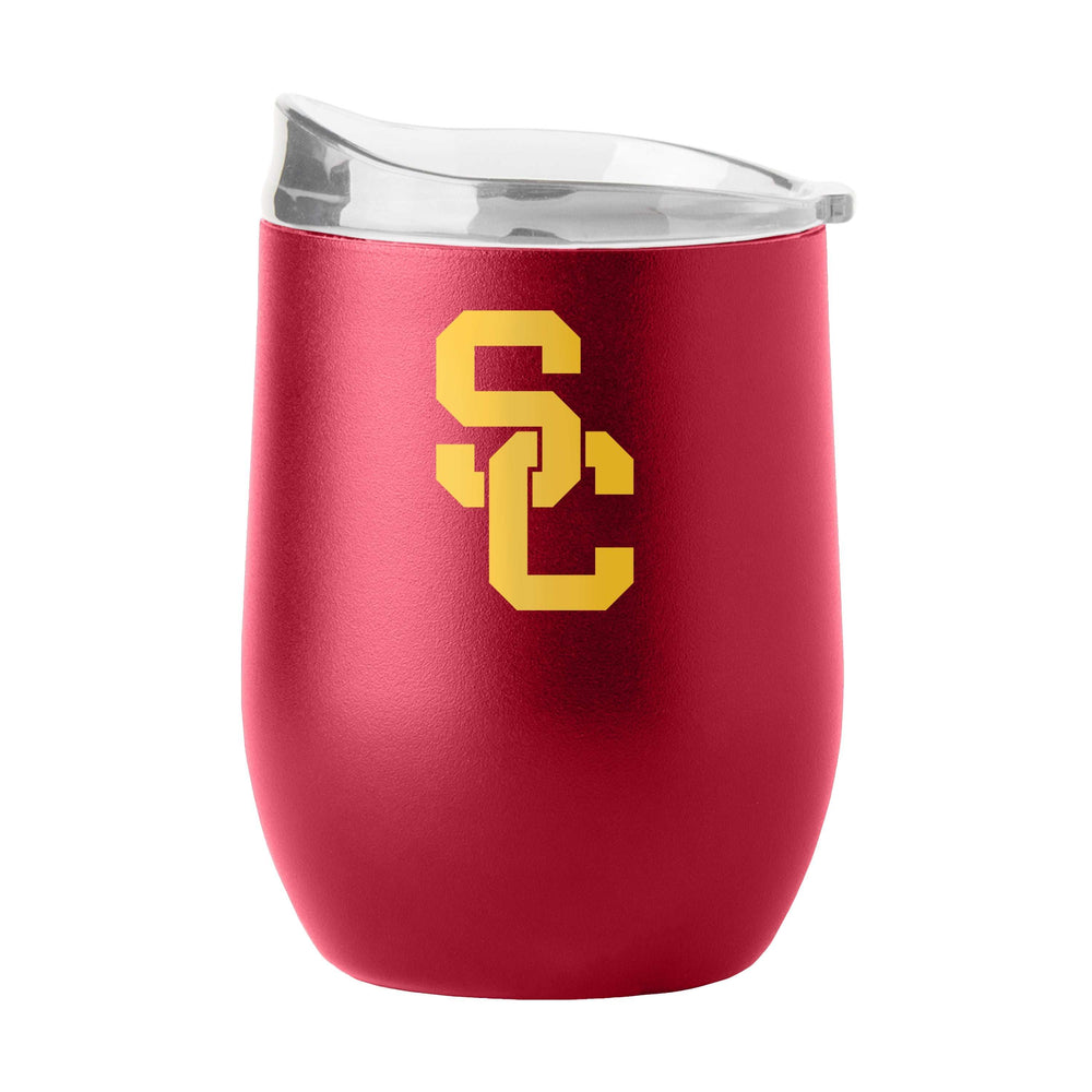 USC 16oz Flipside Powder Coat Curved Bev - Logo Brands - Flyclothing LLC