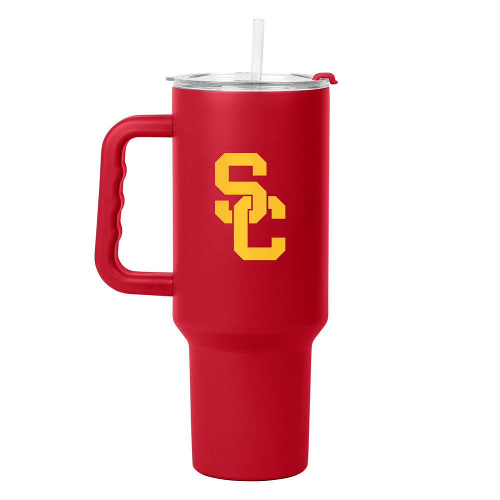 USC 40oz Flipside Powder Coat Tumbler - Logo Brands - Flyclothing LLC
