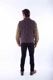 leatherwear mens brown 100% leather men's vest - Scully Leather - Flyclothing LLC