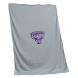 MN State Mankato Gray Sweatshirt Blanket (Screened) - Logo Brands - Flyclothing LLC