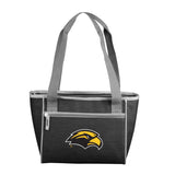 Southern Miss Crosshatch 16 Can Cooler Tote - Logo Brands - Flyclothing LLC
