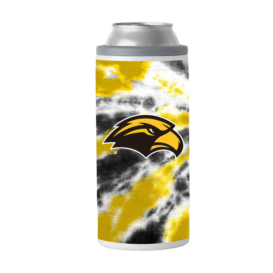Southern Mississippi 12oz Tie Dye Slim Can Coolie - Logo Brands - Flyclothing LLC