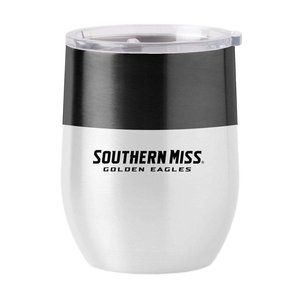 Southern Miss 16oz Colorblock Stainless Curved Beverage - Logo Brands - Flyclothing LLC