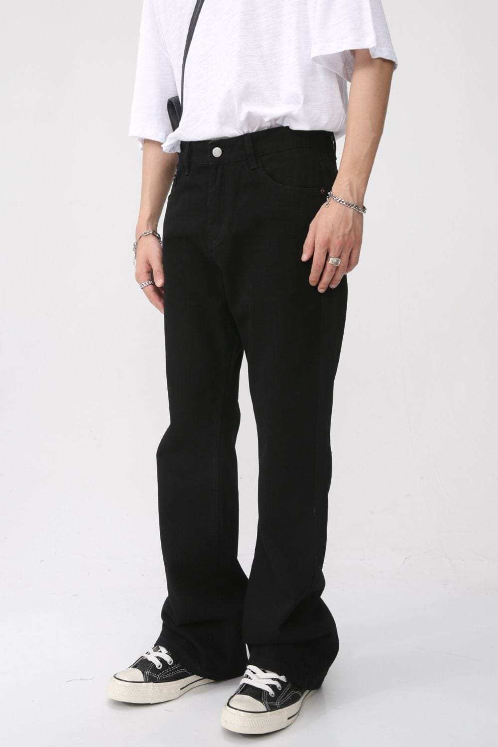 Mid Rise Jeans with Pockets - Trendsi - Flyclothing LLC