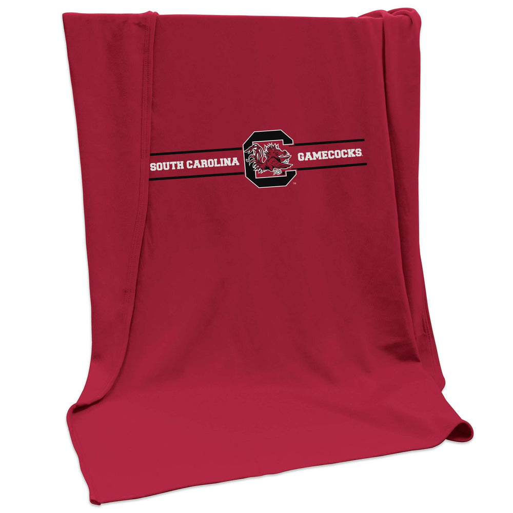 South Carolina Campus Colors Sweatshirt Blanket (Screened) - Logo Brands - Flyclothing LLC
