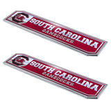 University of South Carolina Embossed Truck Emblem 2-pk - Logo Brands - Flyclothing LLC
