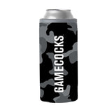 South Carolina Black Camo 12oz Slim Can Coolie - Logo Brands - Flyclothing LLC