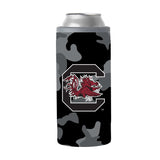 South Carolina Black Camo 12oz Slim Can Coolie - Logo Brands - Flyclothing LLC