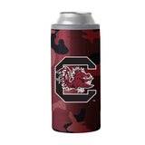 South Carolina Camo Swagger 12oz Slim Can Coolie - Logo Brands - Flyclothing LLC