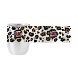 South Carolina 16oz Neutral Leopard Stainless Curved Beverage - Logo Brands - Flyclothing LLC