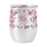 South Carolina 16oz Botanical Stainless Curved Beverage - Logo Brands - Flyclothing LLC