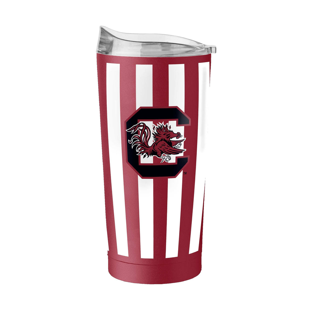 South Carolina 20oz Striped Powder Coat Tumbler - Logo Brands - Flyclothing LLC