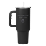 South Carolina 40oz Black Tonal Powder Coat Tumbler - Logo Brands - Flyclothing LLC