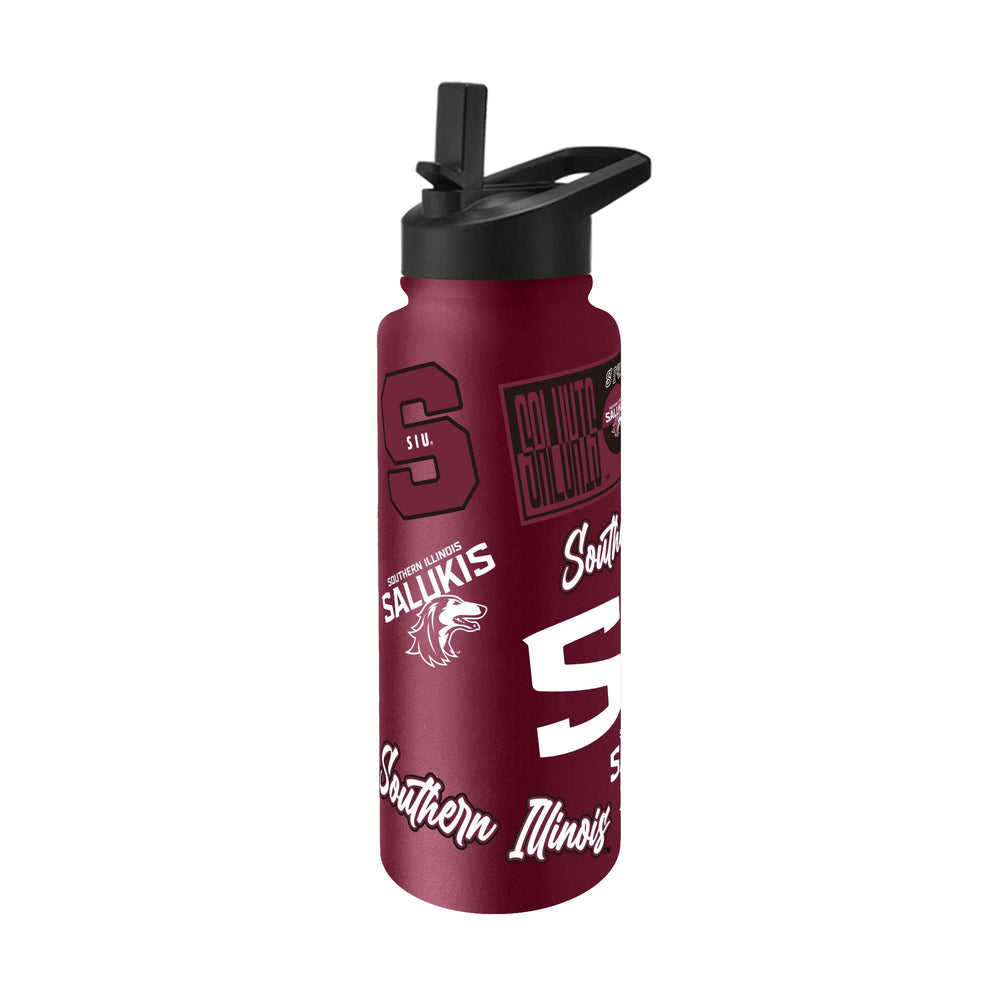 Souther Illinois 34oz Dreamweave Quencher Bottle - Logo Brands - Flyclothing LLC