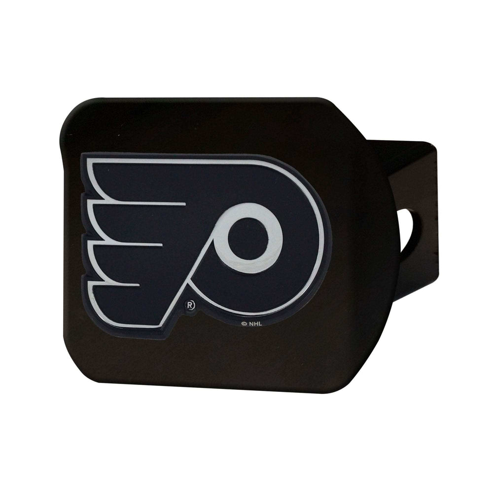 Philadelphia Flyers Black Metal Hitch Cover with Metal Chrome 3D Emblem - Philadelphia Flyers - Flyclothing LLC