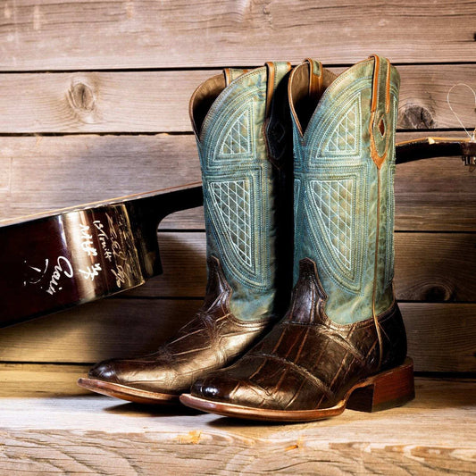 Stetson Big Horn Tobacco Alligator Cowboy Boot - Stetson - Flyclothing LLC