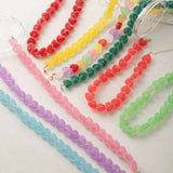 Colorful Resin Heart Necklace - Trendsi - Flyclothing LLC