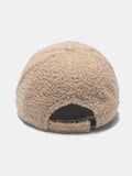 Sherpa Solid Color Baseball Cap - Trendsi - Flyclothing LLC
