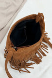 Suede Fringe Shoulder Bag - Trendsi - Flyclothing LLC